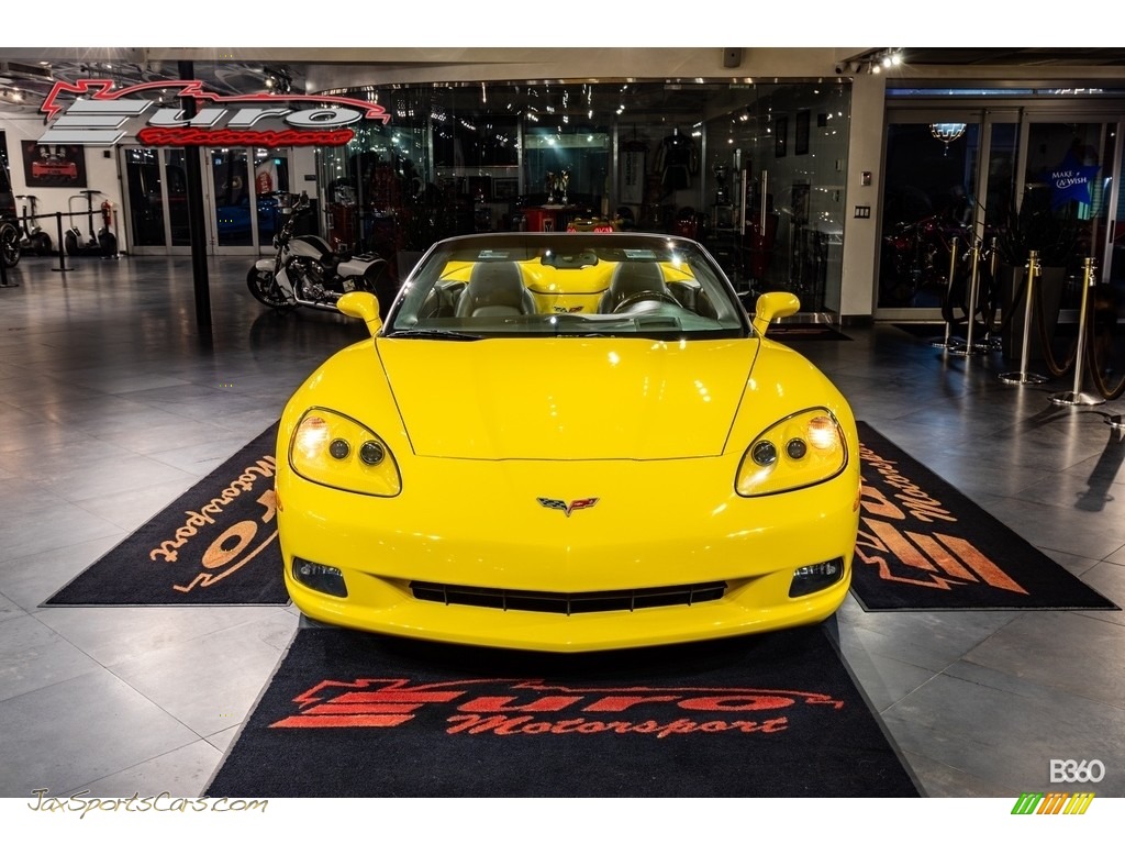 2006 Corvette Convertible - Velocity Yellow / Ebony Black photo #33