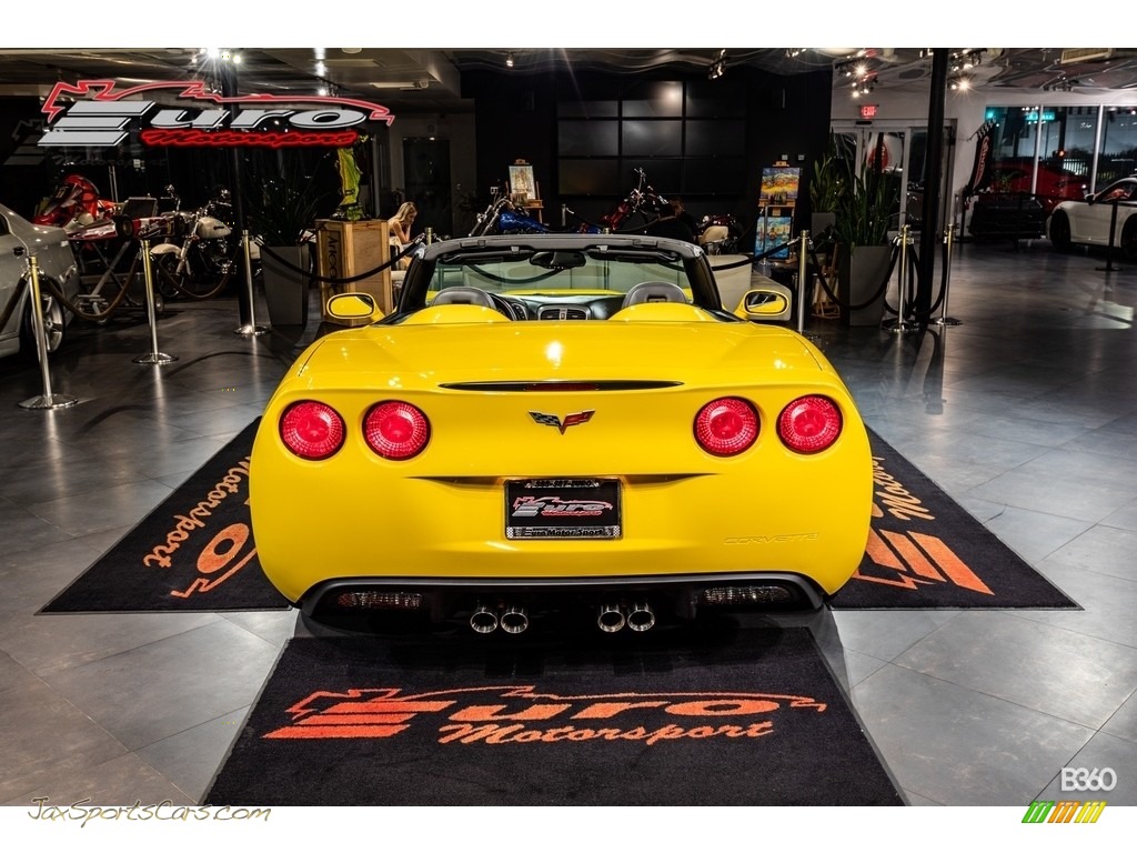 2006 Corvette Convertible - Velocity Yellow / Ebony Black photo #37