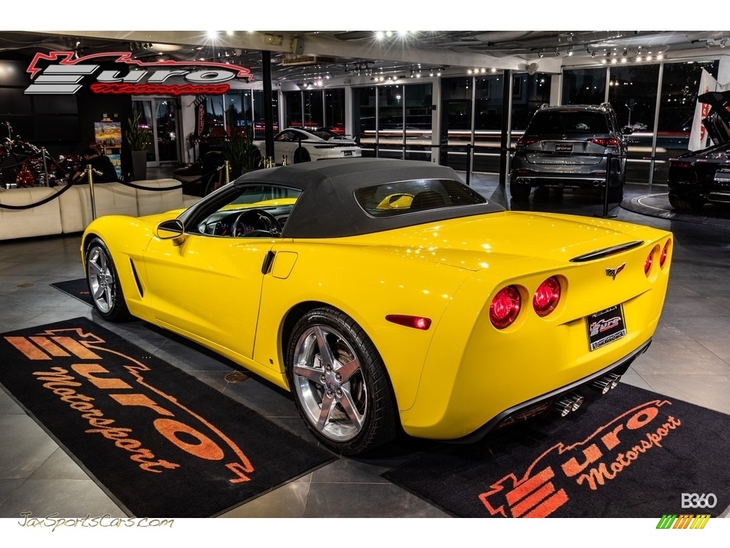 2006 Corvette Convertible - Velocity Yellow / Ebony Black photo #41