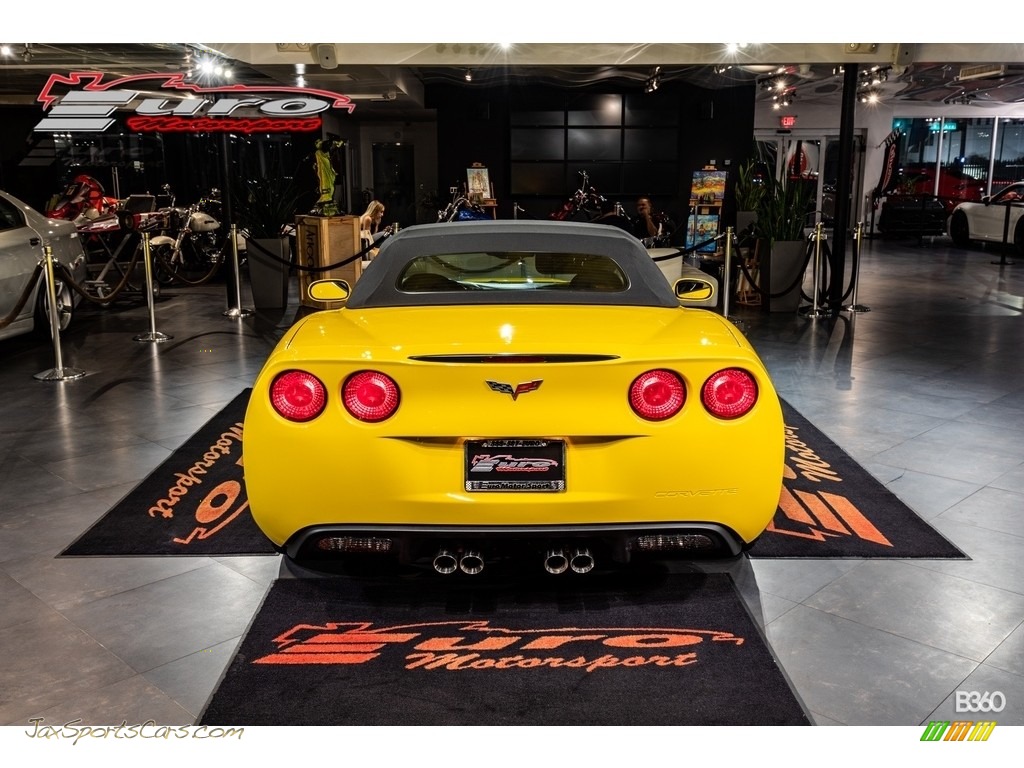 2006 Corvette Convertible - Velocity Yellow / Ebony Black photo #42