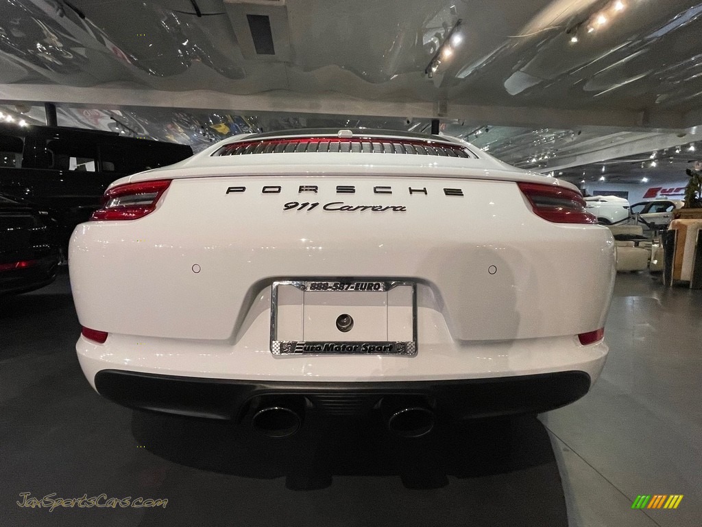 2018 911 Carrera Coupe - Carrara White Metallic / Black photo #5