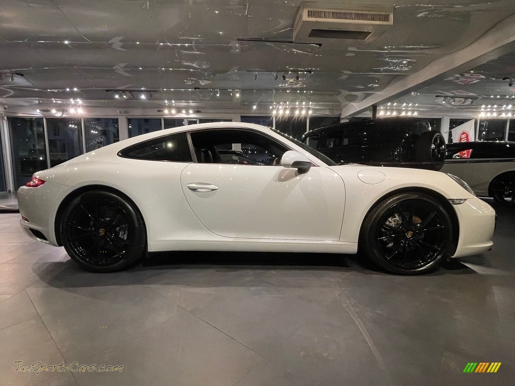 2018 911 Carrera Coupe - Carrara White Metallic / Black photo #8