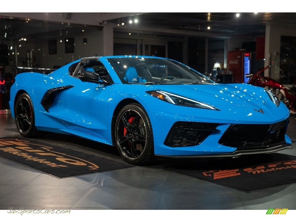 2021 Corvette Stingray Coupe - Rapid Blue / Tension/Twilight Blue photo #1