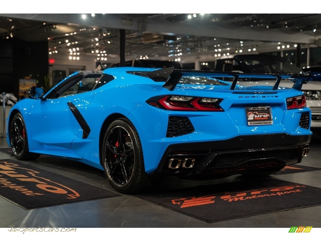 2021 Corvette Stingray Coupe - Rapid Blue / Tension/Twilight Blue photo #6