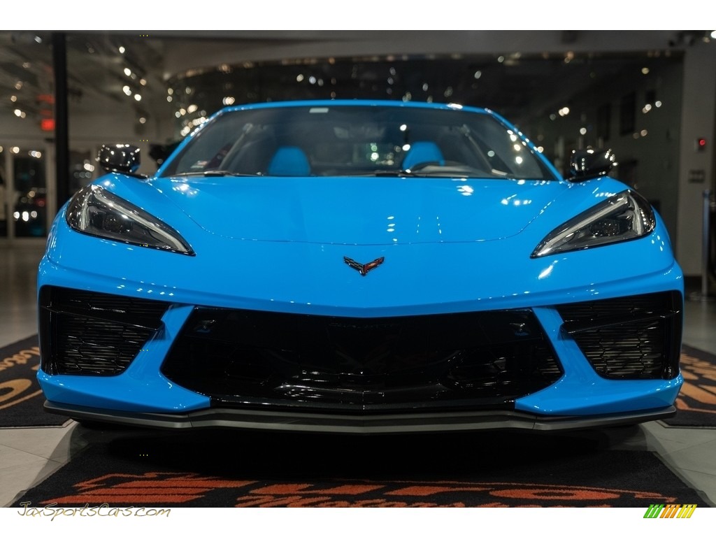 2021 Corvette Stingray Coupe - Rapid Blue / Tension/Twilight Blue photo #7