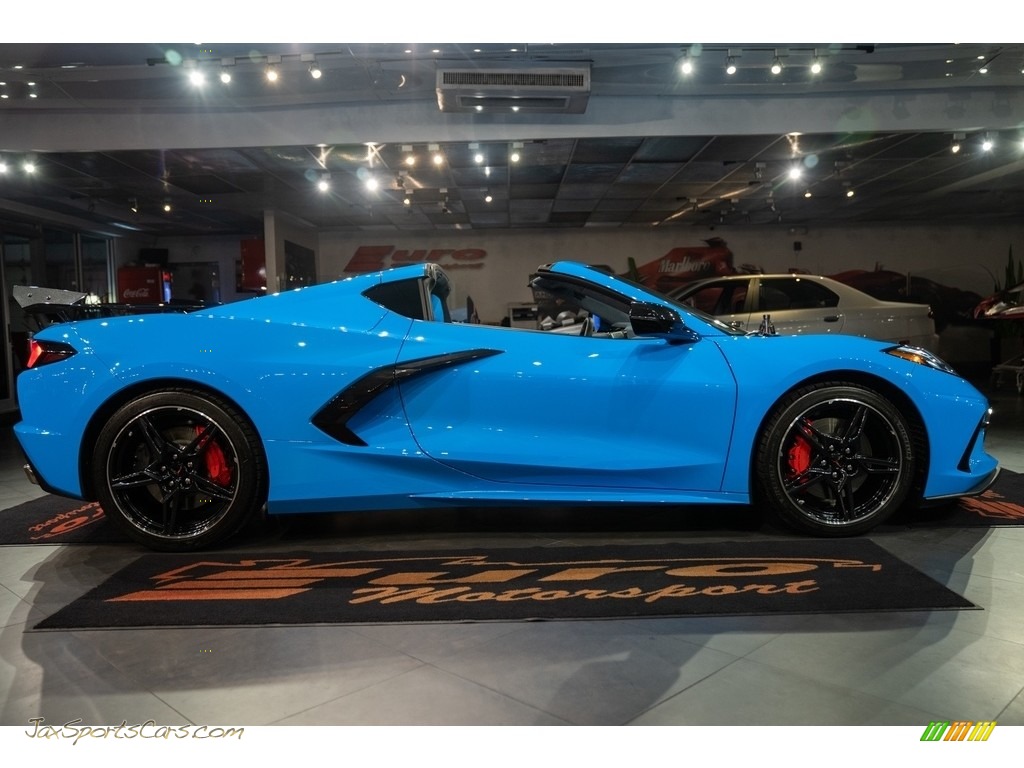 2021 Corvette Stingray Coupe - Rapid Blue / Tension/Twilight Blue photo #8