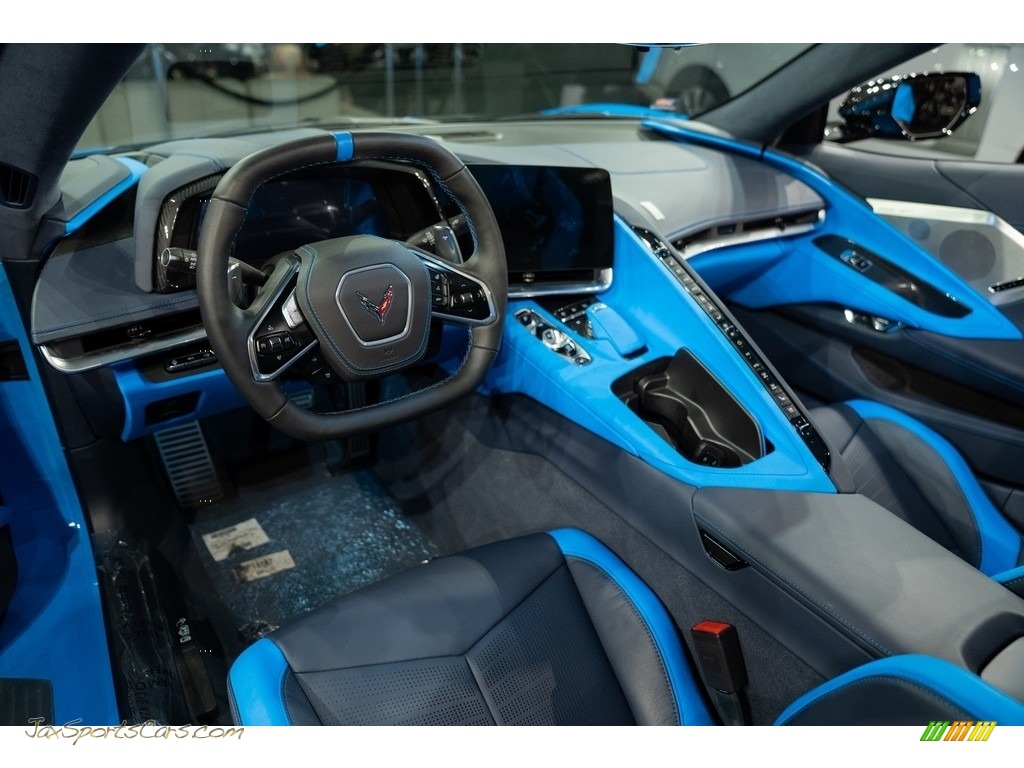 2021 Corvette Stingray Coupe - Rapid Blue / Tension/Twilight Blue photo #37