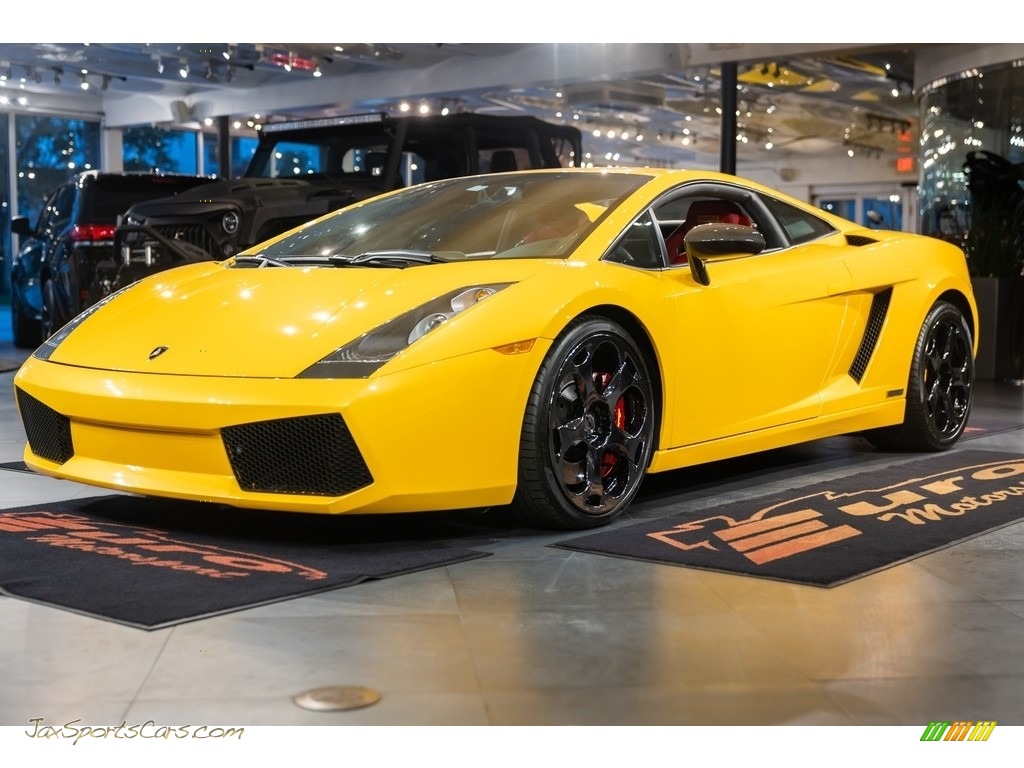 Giallo Halys (Yellow) / Giallo/Rosso Lamborghini Gallardo MOMO Edition Coupe