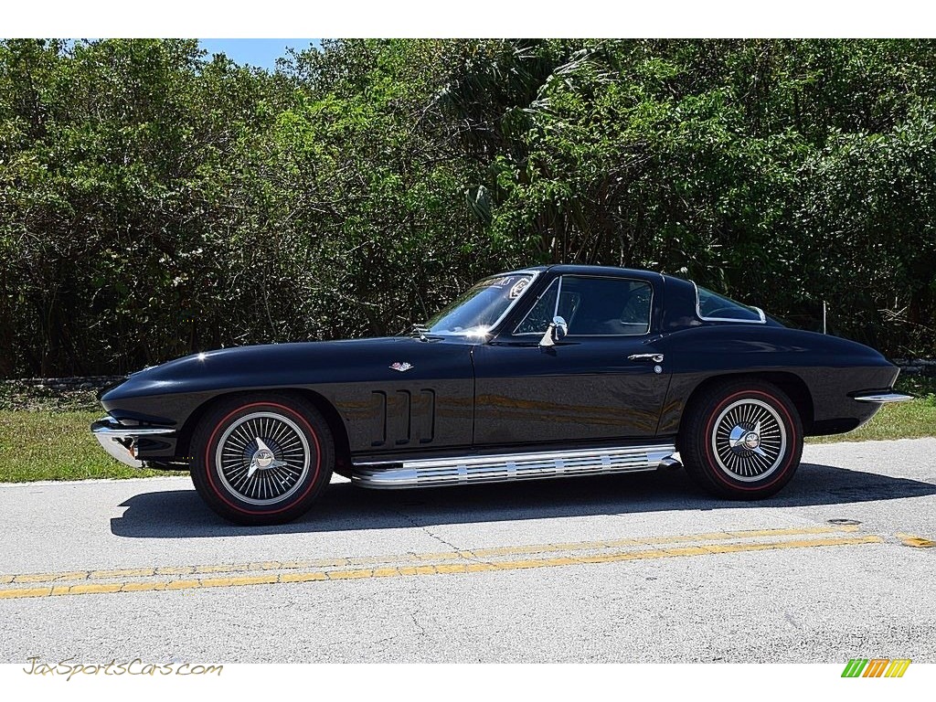 1966 Corvette Sting Ray Coupe - Tuxedo Black / Black photo #7