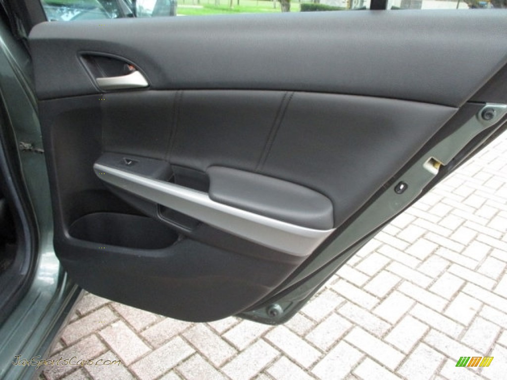 2008 Accord EX-L Sedan - Mystic Green Metallic / Black photo #47