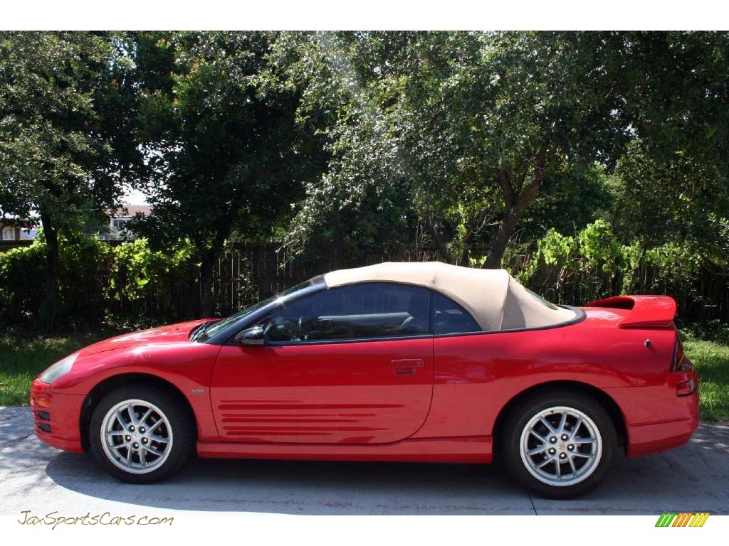 2001 Eclipse Spyder GT - Saronno Red / Tan photo #5 2001 Eclipse Spyder GT - Saronno Red / Tan photo #5