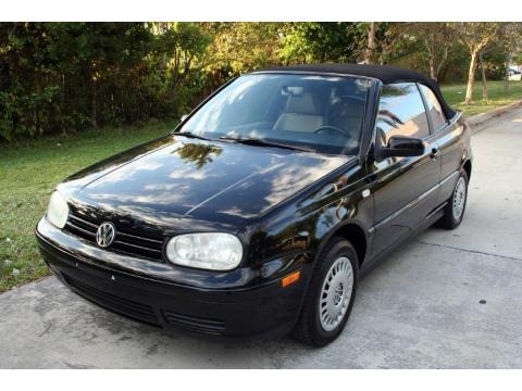 Black 2001 Volkswagen Cabrio GLS Black 2001 Volkswagen Cabrio GLS