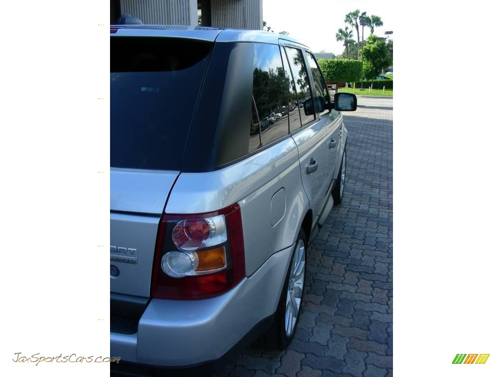 2006 Range Rover Sport Supercharged - Zambezi Silver Metallic / Ebony Black photo #11