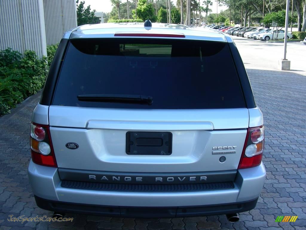 2006 Range Rover Sport Supercharged - Zambezi Silver Metallic / Ebony Black photo #13