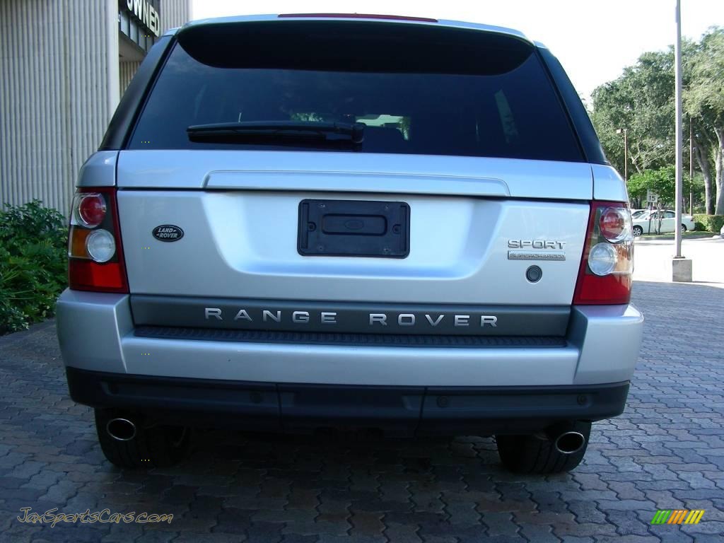 2006 Range Rover Sport Supercharged - Zambezi Silver Metallic / Ebony Black photo #14