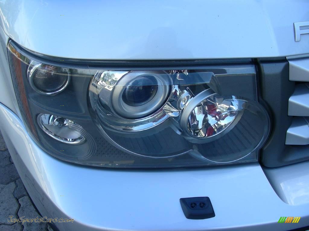 2006 Range Rover Sport Supercharged - Zambezi Silver Metallic / Ebony Black photo #17