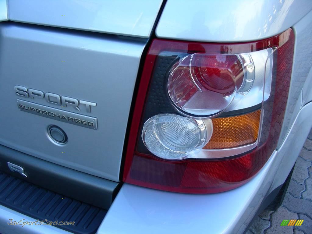 2006 Range Rover Sport Supercharged - Zambezi Silver Metallic / Ebony Black photo #20