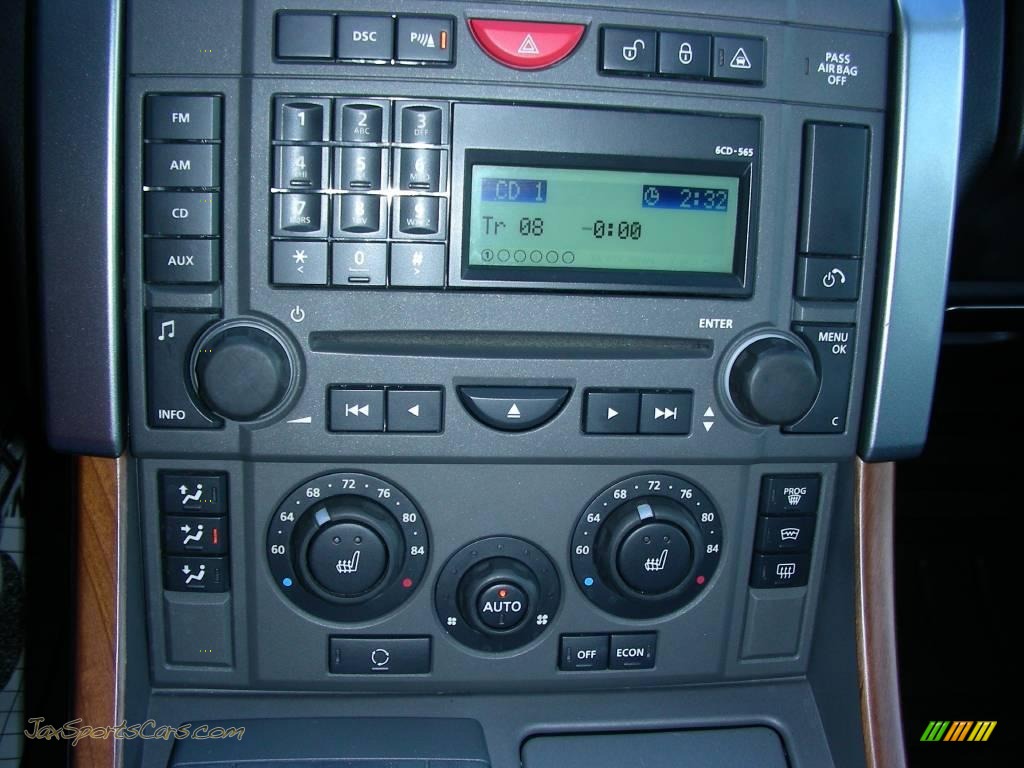 2006 Range Rover Sport Supercharged - Zambezi Silver Metallic / Ebony Black photo #31