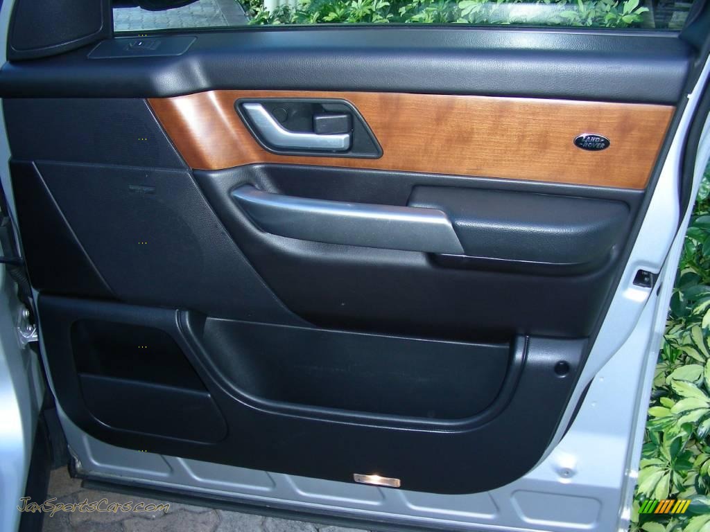 2006 Range Rover Sport Supercharged - Zambezi Silver Metallic / Ebony Black photo #37