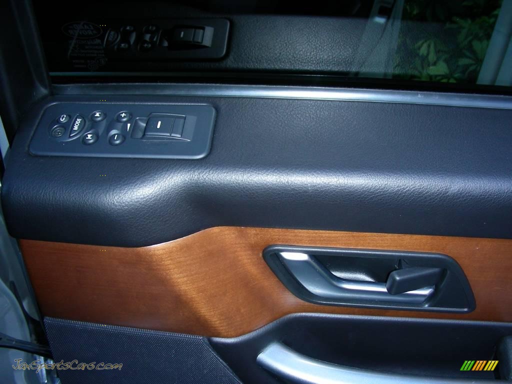 2006 Range Rover Sport Supercharged - Zambezi Silver Metallic / Ebony Black photo #38