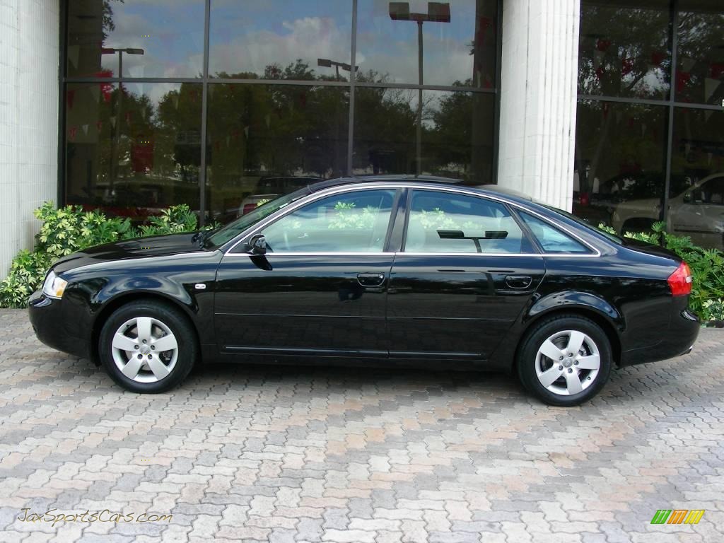 2003 A6 3.0 quattro Sedan - Brilliant Black / Platinum photo #2