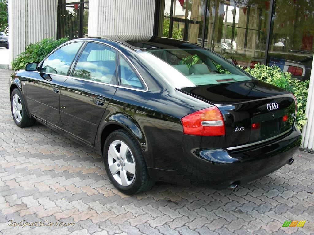 2003 A6 3.0 quattro Sedan - Brilliant Black / Platinum photo #5