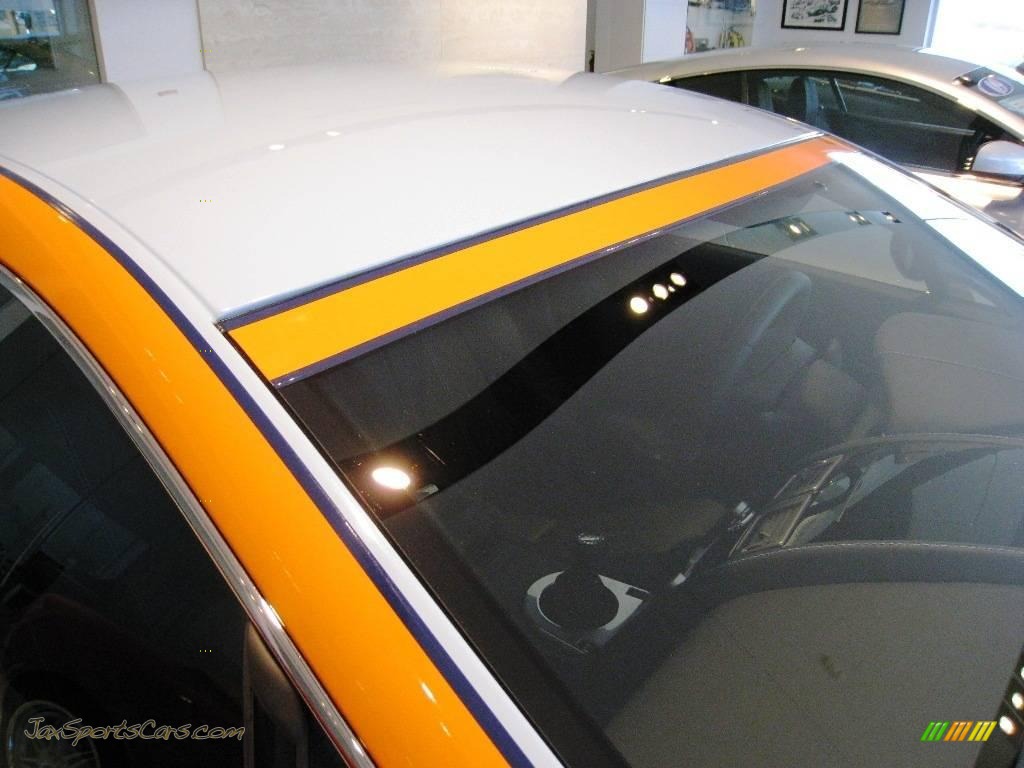 2010 V8 Vantage Coupe - Gulf Racing Blue/Orange / Obsidian Black photo #36