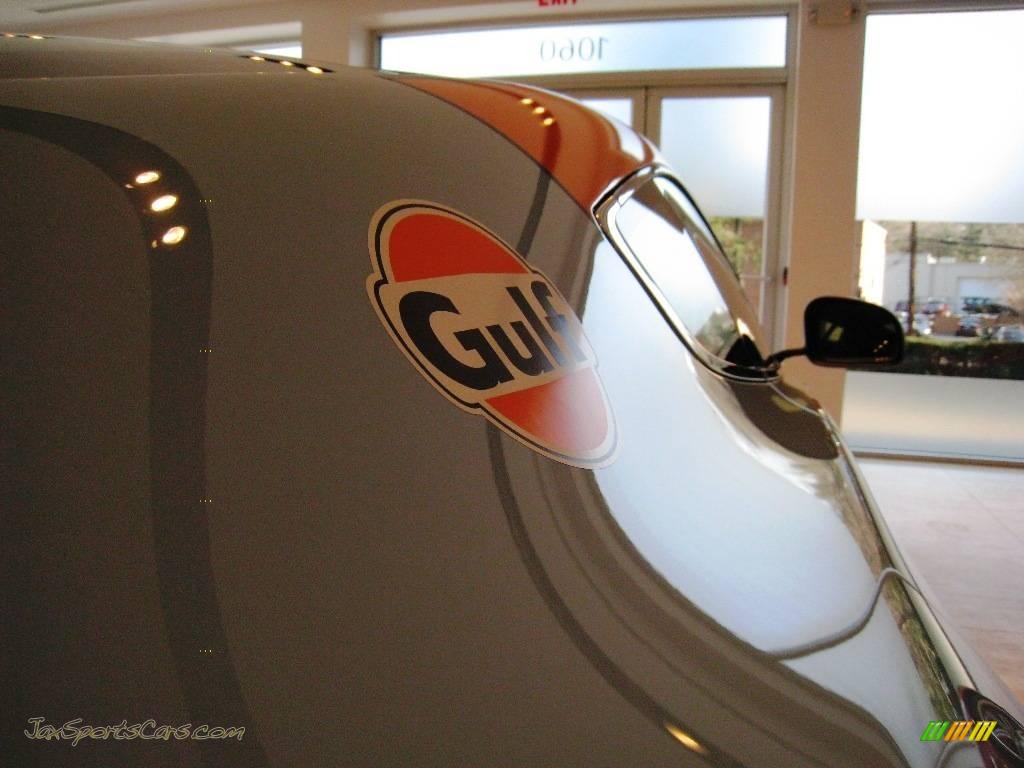 2010 V8 Vantage Coupe - Gulf Racing Blue/Orange / Obsidian Black photo #37