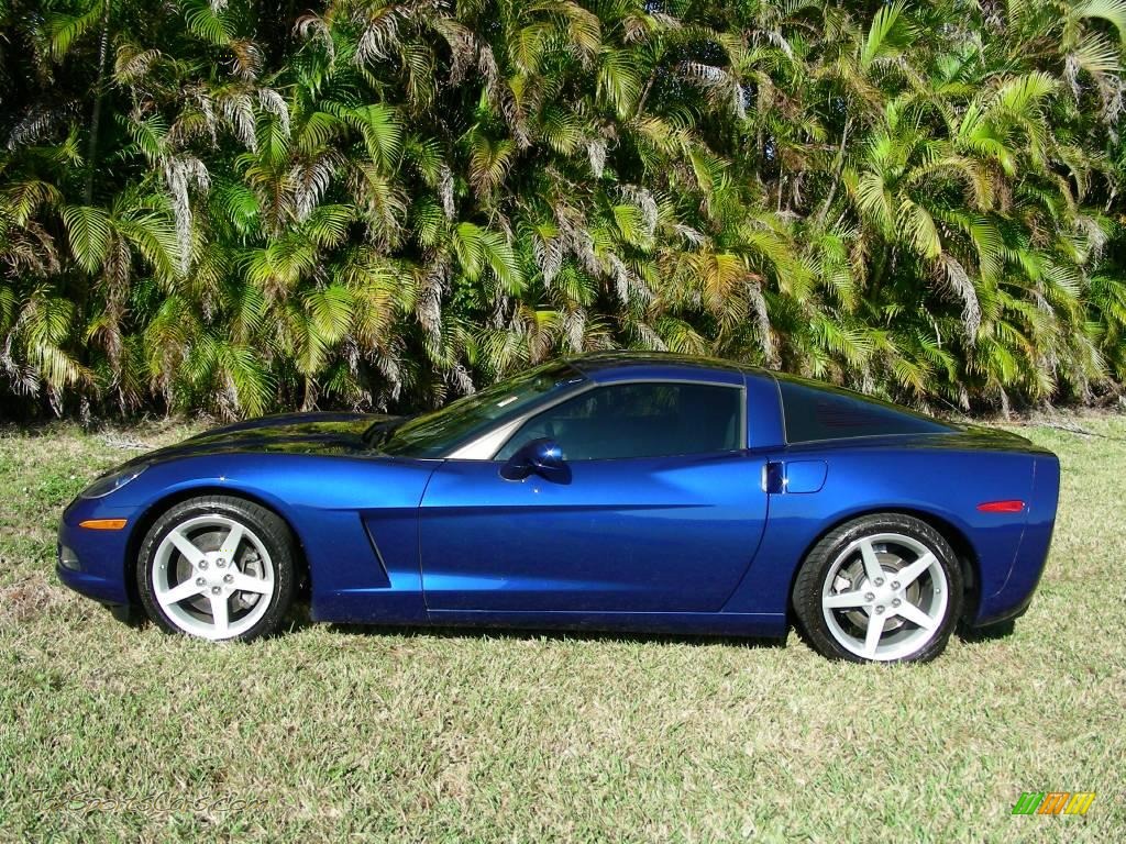 2005 Corvette Coupe - LeMans Blue Metallic / Steel Grey photo #2