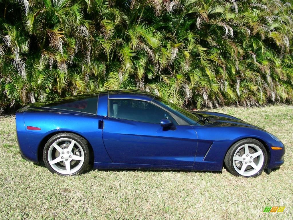 2005 Corvette Coupe - LeMans Blue Metallic / Steel Grey photo #4