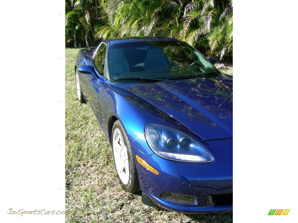 2005 Corvette Coupe - LeMans Blue Metallic / Steel Grey photo #7