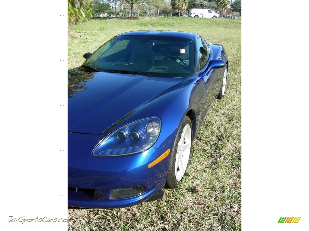 2005 Corvette Coupe - LeMans Blue Metallic / Steel Grey photo #8