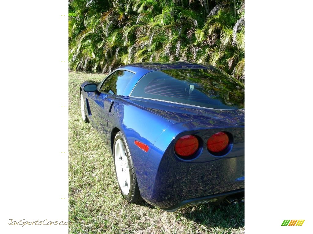 2005 Corvette Coupe - LeMans Blue Metallic / Steel Grey photo #12