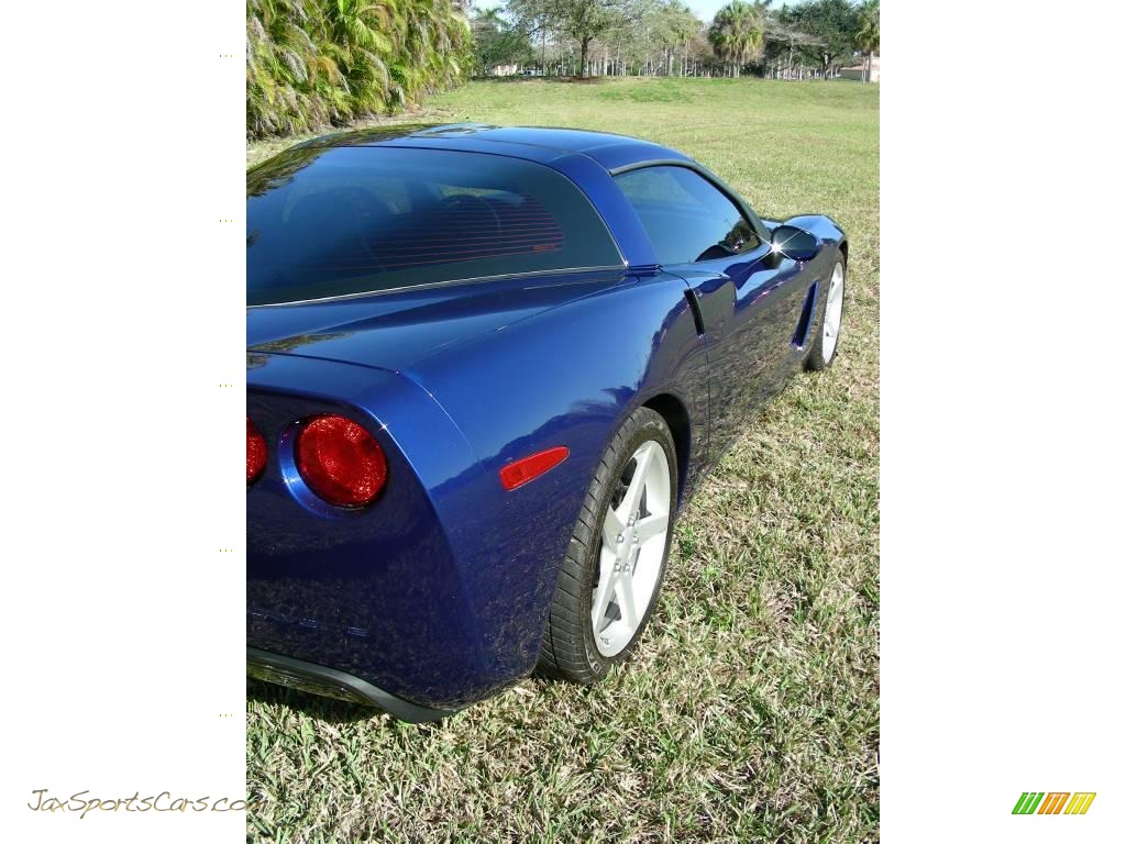 2005 Corvette Coupe - LeMans Blue Metallic / Steel Grey photo #13