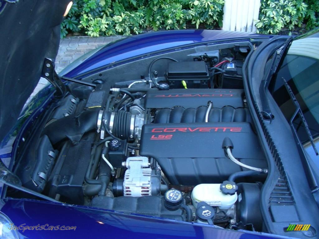 2005 Corvette Coupe - LeMans Blue Metallic / Steel Grey photo #24