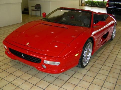 Red 1999 Ferrari 355 F1 Spider