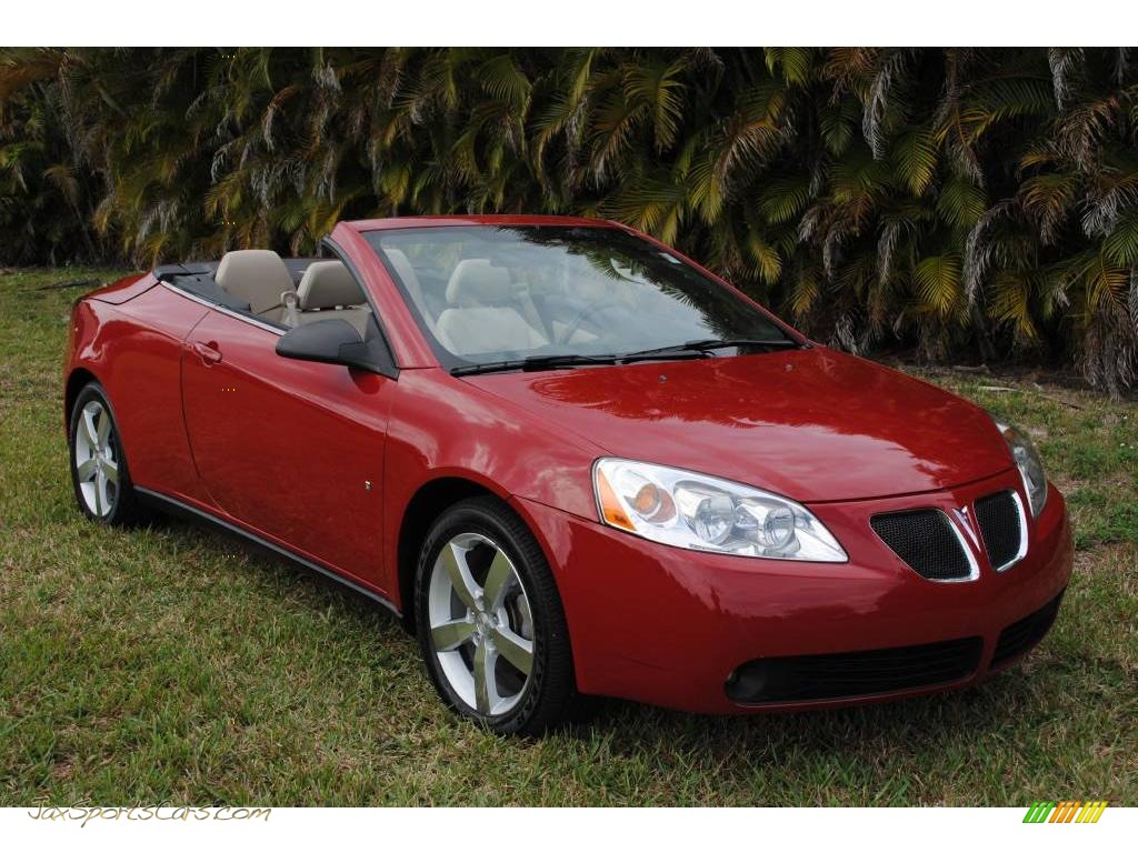2007 G6 GT Convertible - Crimson Red / Light Taupe photo #3