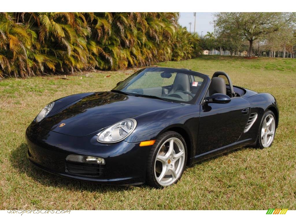 Cobalt Blue Metallic / Stone Grey Porsche Boxster 