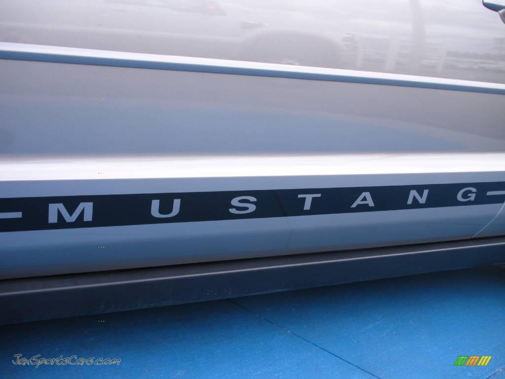 2008 Mustang V6 Deluxe Convertible - Vapor Silver Metallic / Light Graphite photo #14