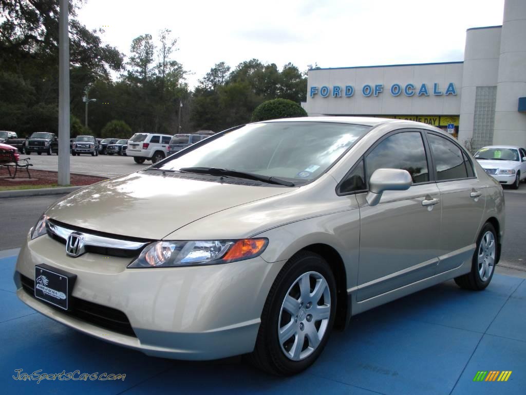 Borrego Beige Metallic / Ivory Honda Civic LX Sedan Borrego Beige Metallic / Ivory Honda Civic LX Sedan