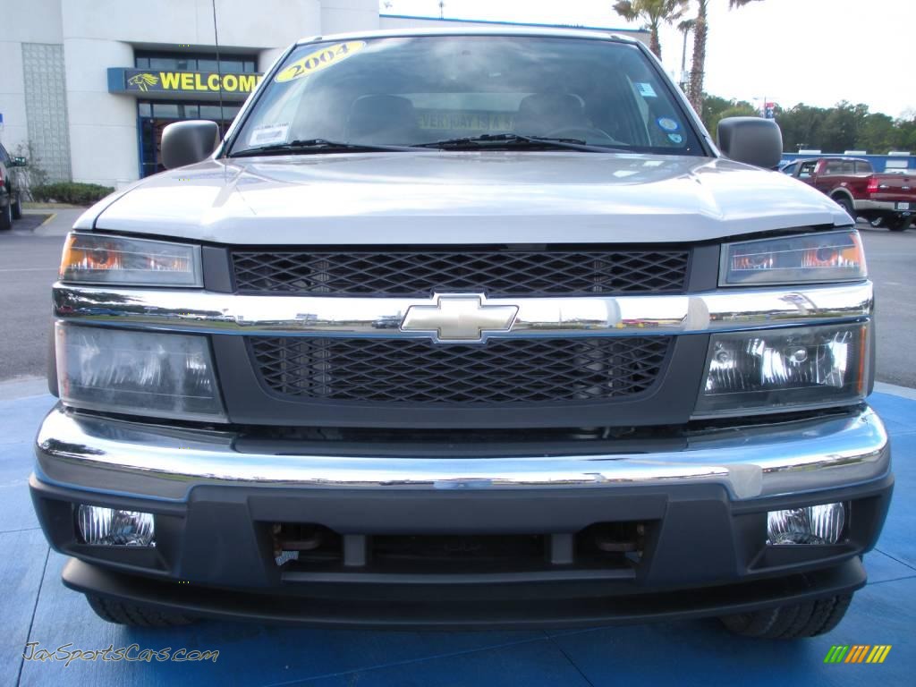 2004 Colorado Z71 Extended Cab - Silver Birch Metallic / Sport Pewter photo #8