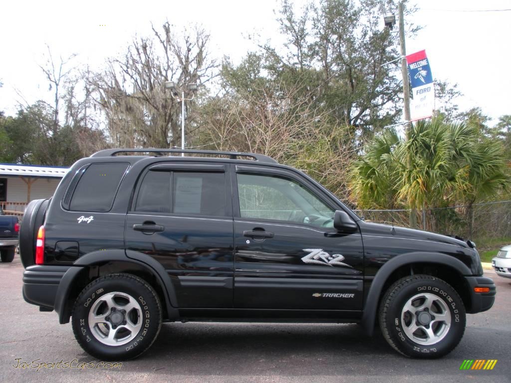 2003 Tracker ZR2 4WD Hard Top - Black / Medium Gray photo #6