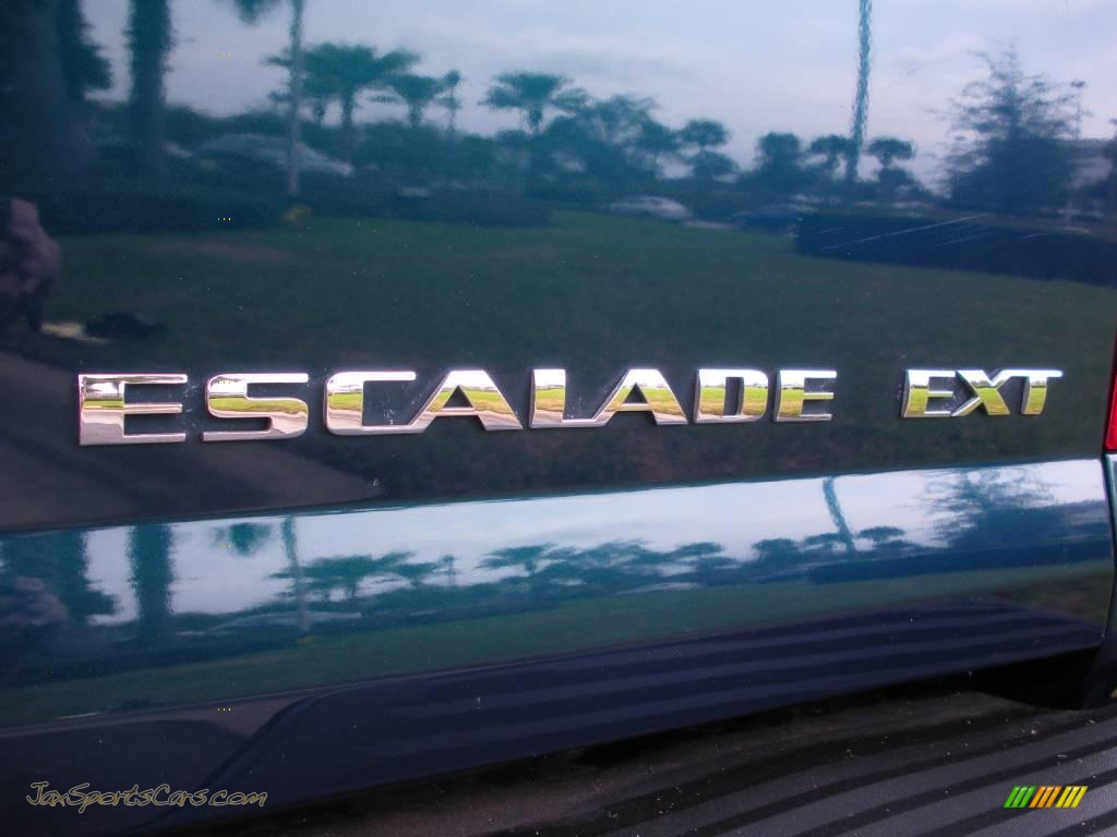 2007 Escalade EXT AWD - Blue Chip / Cocoa/Light Cashmere photo #9