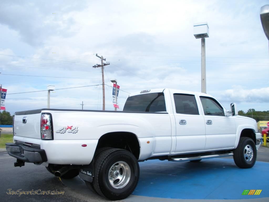 2006 Silverado 3500 LT Crew Cab 4x4 - Summit White / Tan photo #5