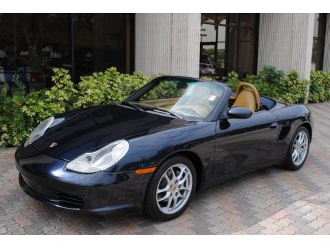 Midnight Blue Metallic 2003 Porsche Boxster 
