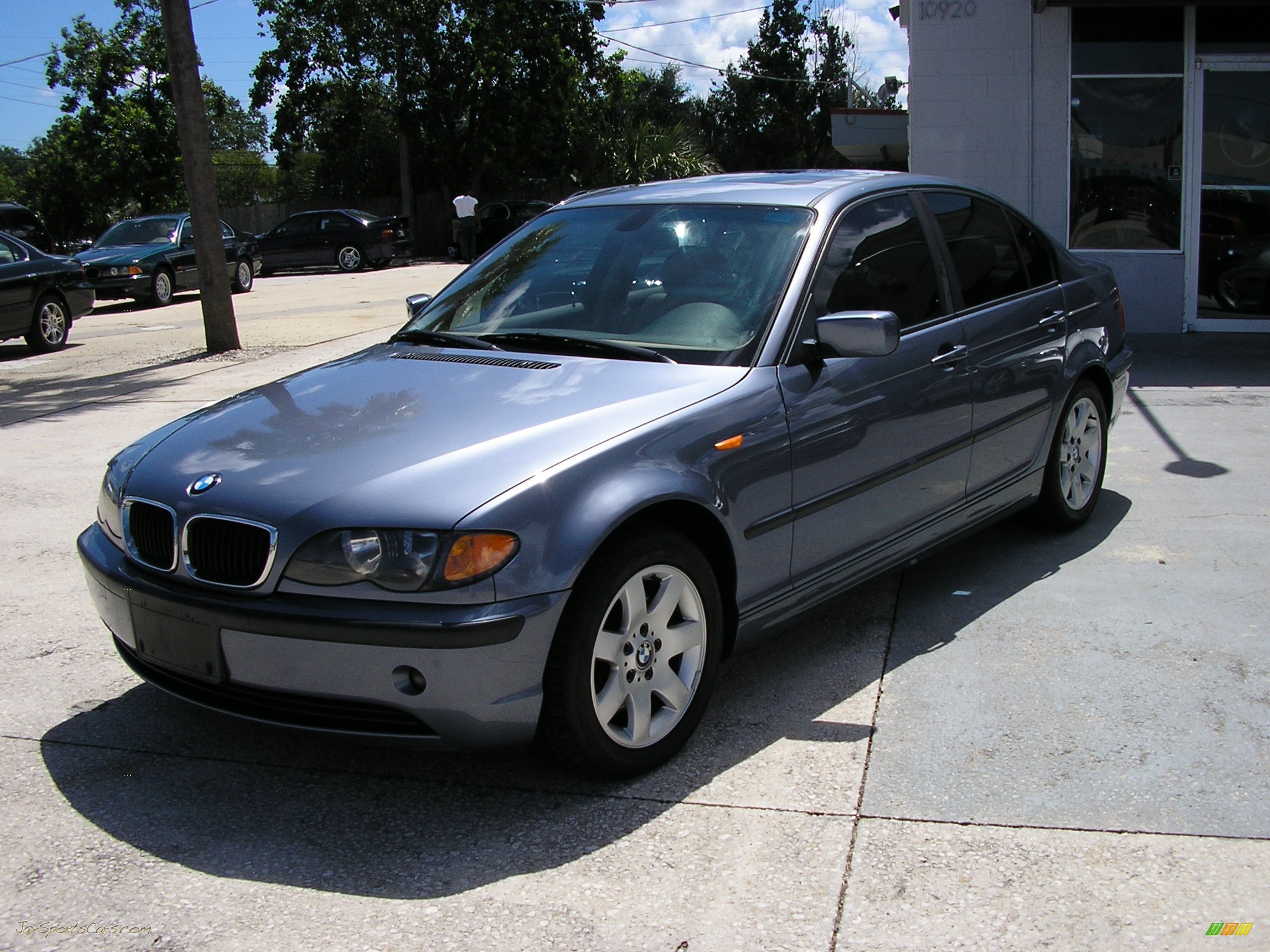 Steel Blue Metallic / Beige BMW 3 Series 325i Sedan