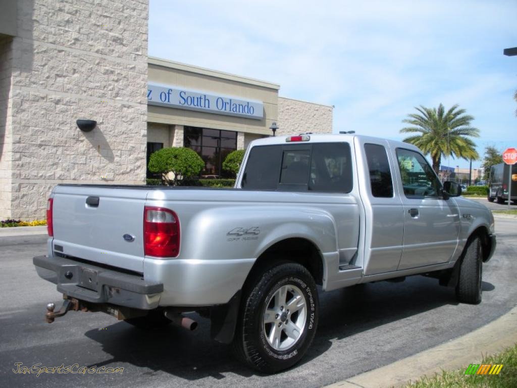 2002 Ranger XLT SuperCab 4x4 - Silver Frost Metallic / Dark Graphite photo #6