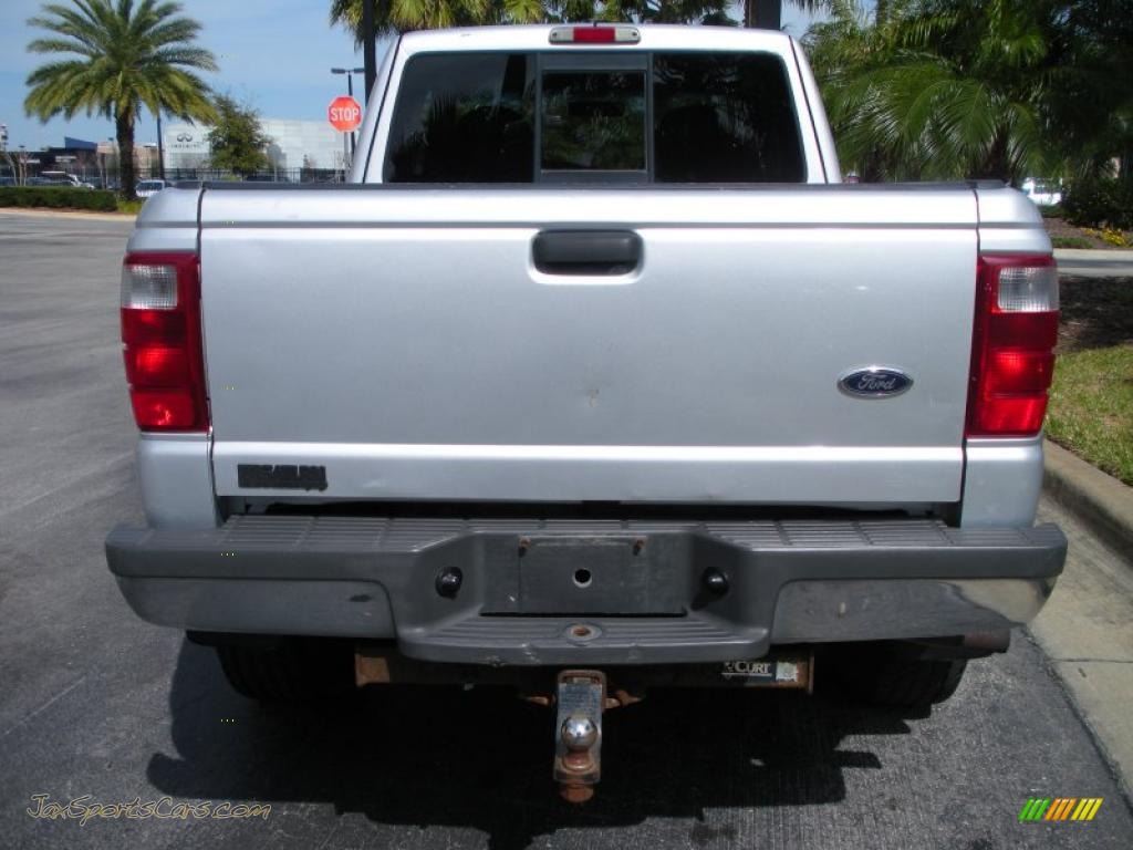 2002 Ranger XLT SuperCab 4x4 - Silver Frost Metallic / Dark Graphite photo #7