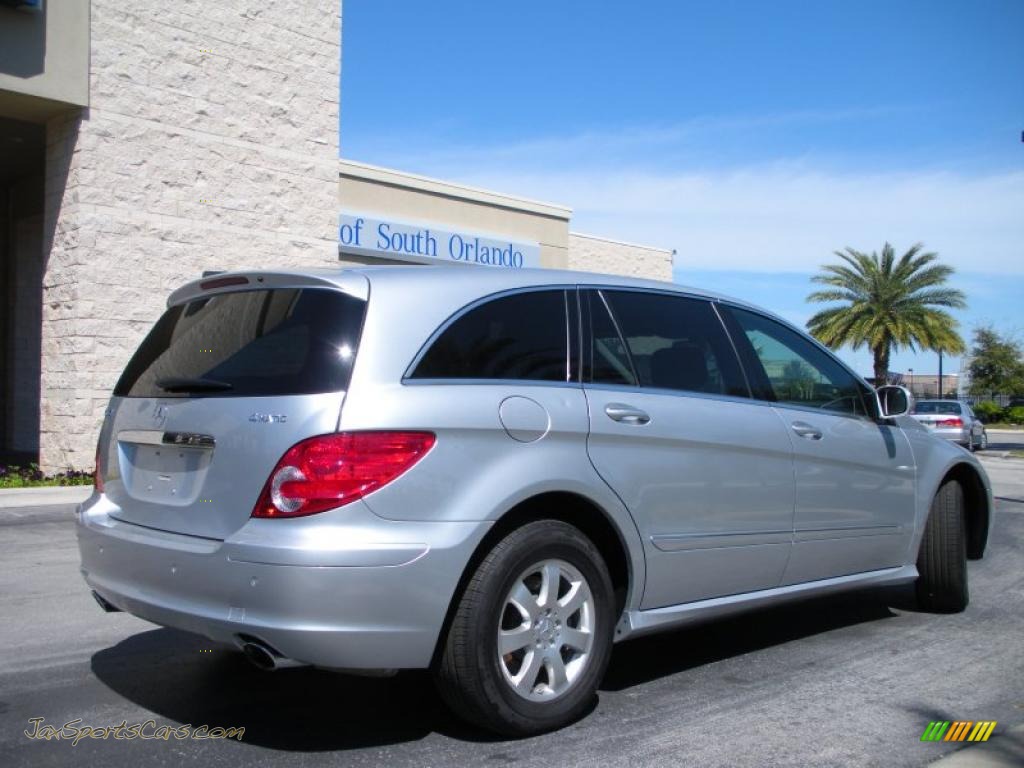 2007 R 350 4Matic - Iridium Silver Metallic / Black photo #6