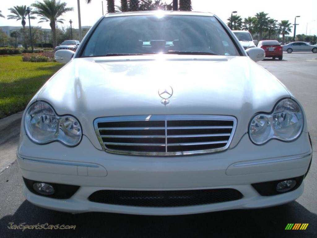 2007 C 230 Sport - Arctic White / Ash photo #3